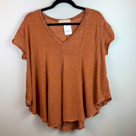 Free People Relaxed Fit Sammie Tee NWT - Picture 5 of 7